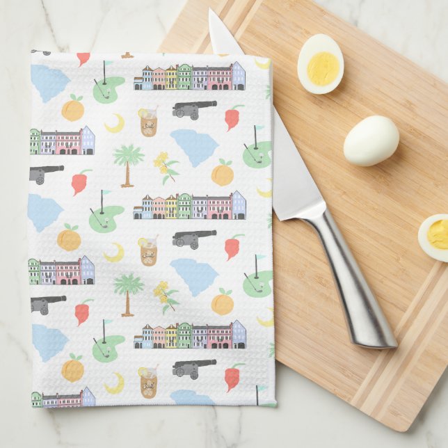 South Carolina Dish Towel Geschirrtuch (Viertel Falte)