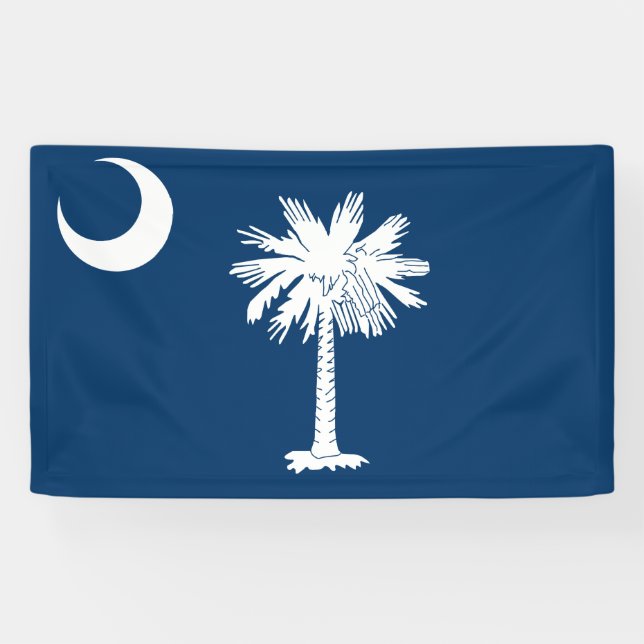 South Carolina Flag Banner (Horizontal)