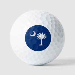 South Carolina Flag Golfball