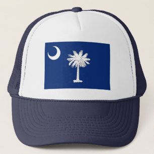 South Carolina Flag Hat Truckerkappe