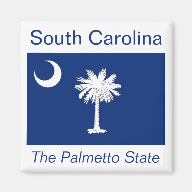 South Carolina Flag Magnet (Vorne)