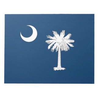 South Carolina Flag Notizblock