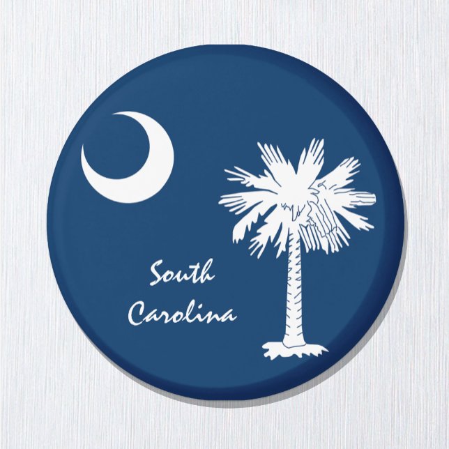 South Carolina Flag & S Carolina Staat USA/sports Magnet (Von Creator hochgeladen)