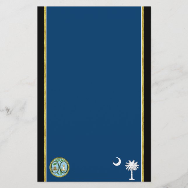 South Carolina-Flagge Briefpapier (Vorderseite)