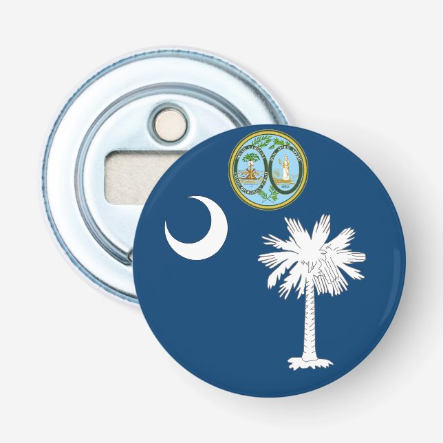 South-Carolina-Flagge Flaschenöffner (Vorderseite)