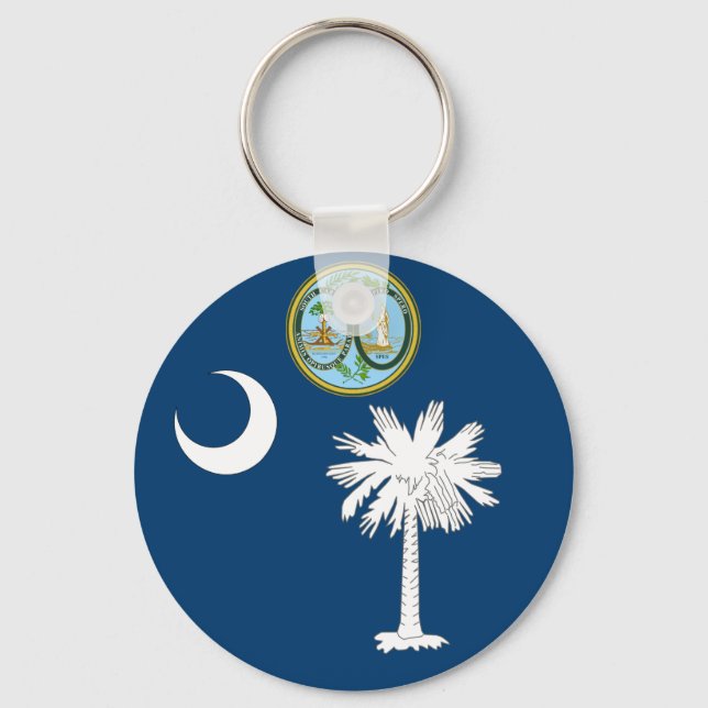 South Carolina-Flagge Schlüsselanhänger (Vorderseite)