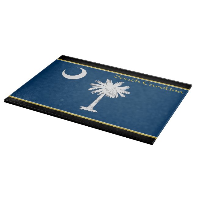South Carolina-Flagge Schneidebrett (Ecke)