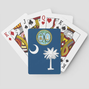 South Carolina-Flagge Spielkarten