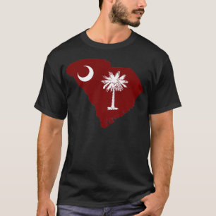 South Carolina Flagge und Staatsflagge Classic SC  T-Shirt