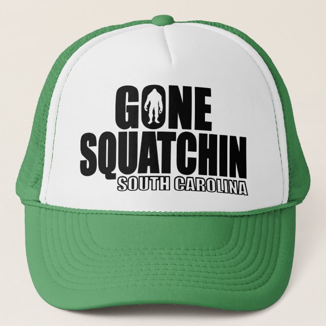 SOUTH CAROLINA gegangenes Squatchin - Truckerkappe (Vorderseite)