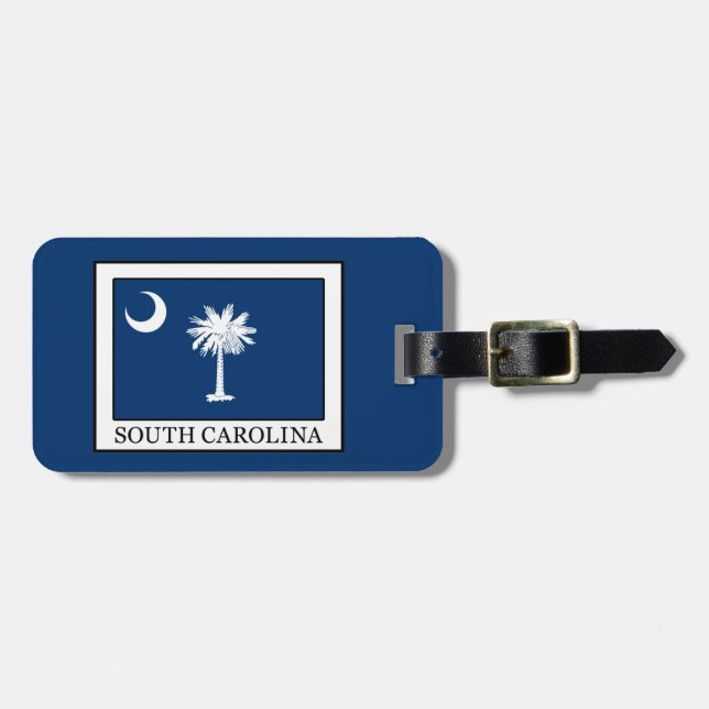 South Carolina Gepäckanhänger (Vorderseite horizontal)