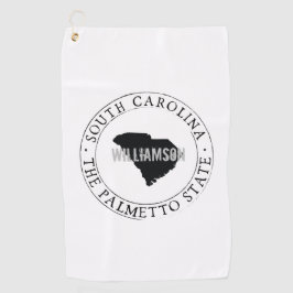 South Carolina Golf Handtuchname Golfhandtuch