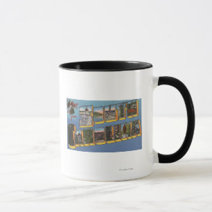 South Carolina - Große Buchstabenszenen Tasse