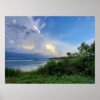 South Carolina Grosses Gewitter Wassermarsch