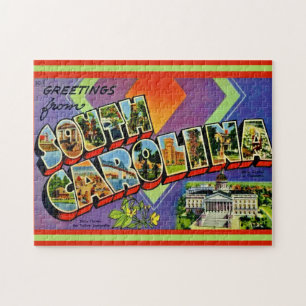 South Carolina Grußkarte 11x14