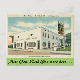 South Carolina, Hotel Palms, St. George Postkarte