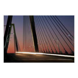 South Carolina, jr.-Brücke Arthur-Ravenel Poster