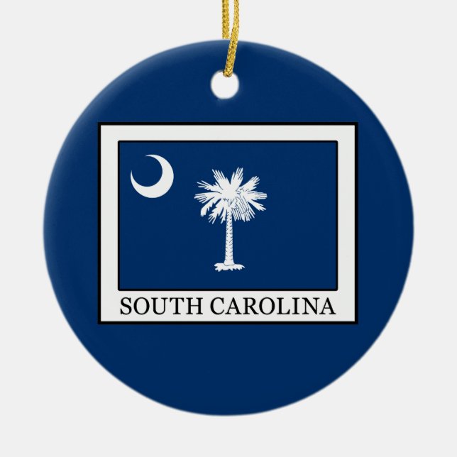 South Carolina Keramik Ornament (Vorne)