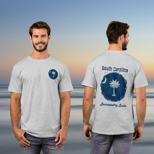 South Carolina Lowcountry Livin Gender Neutral T-Shirt (Von Creator hochgeladen)