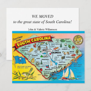 South Carolina Map Moving Ankündigung