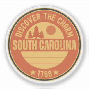 South Carolina - Palmetto State Geschenk  Aufkleber