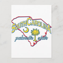 South Carolina Postkarte