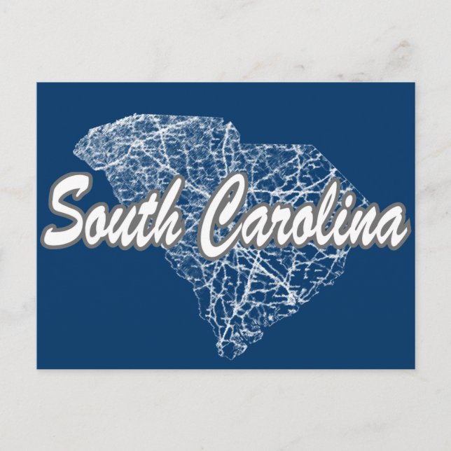 South Carolina Postkarte (Vorderseite)