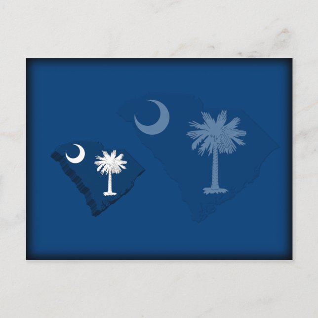 South Carolina Postkarte (Vorderseite)