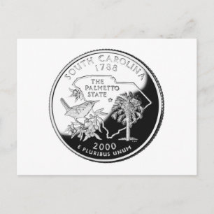 South Carolina Postkarte