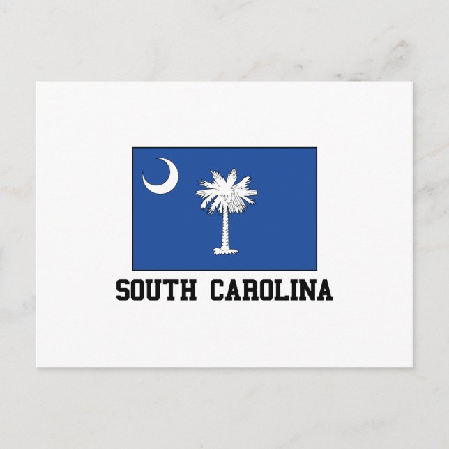South Carolina Postkarte (Vorderseite)