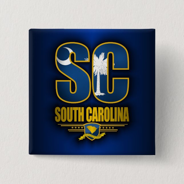 South Carolina (SC) Button (Vorderseite)