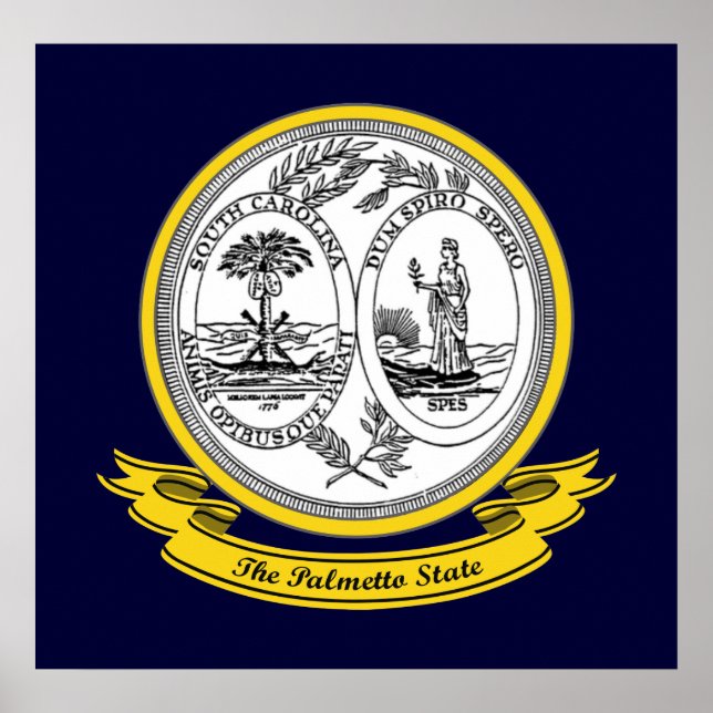 South Carolina Seal Poster (Vorne)