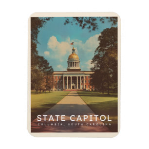 South Carolina Staat Hauptstadt Columbia Magnet
