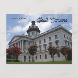 South Carolina Staat Hauptstadt Postkarte