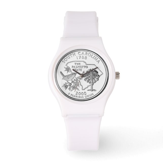 South Carolina Staat Quarter Armbanduhr (Vorderseite)