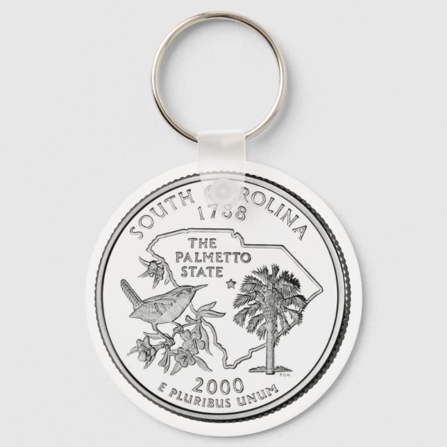 South Carolina Staat Quarter Schlüsselanhänger (Vorderseite)
