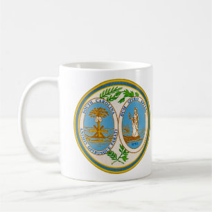 South Carolina Staat Siegel Tasse