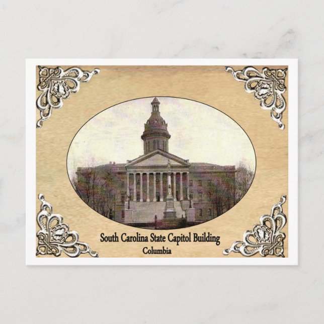South Carolina State Capitol Building Old Postcard Postkarte (Vorderseite)