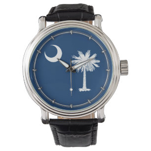 South Carolina State Flag Design Armbanduhr