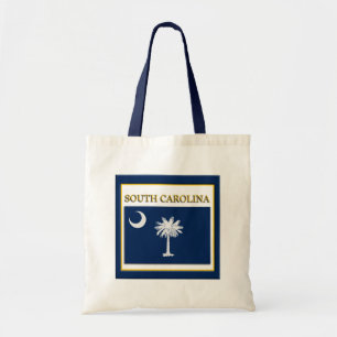 South Carolina State Flag Design Budget Canvas Bag Tragetasche