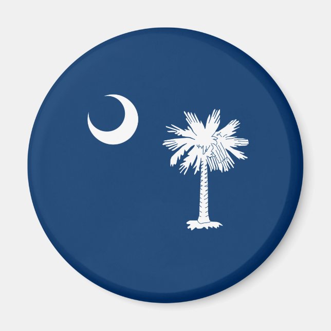 South Carolina State Flag Design Decor Magnet (Vorne)