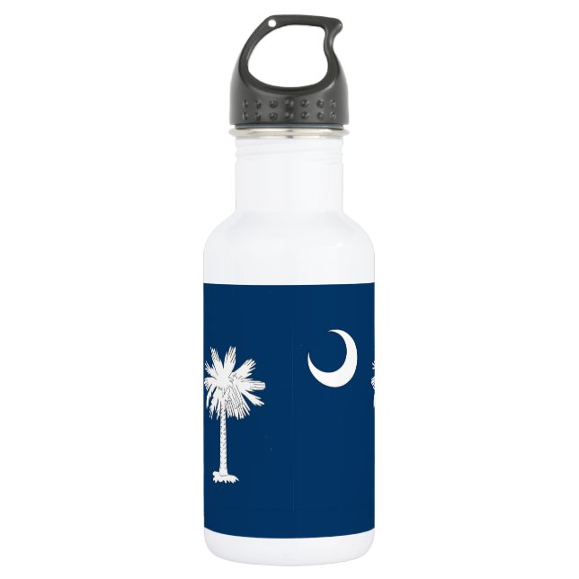 South Carolina State Flag Liberty Flasche Edelstahlflasche (Vorderseite)