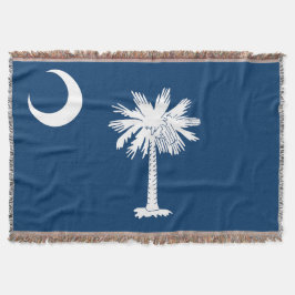 South Carolina State Flag Print Patriotic Decke