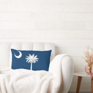 South Carolina State Flag Print Patriotic Lendenkissen