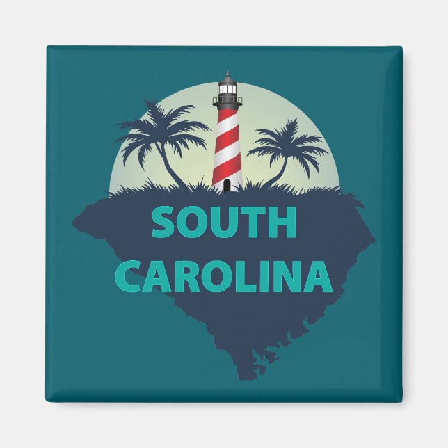 South Carolina, USA Magnet (Vorne)
