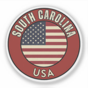 South Carolina Vereinigte Staaten von Amerika Aufkleber