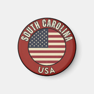 South Carolina Vereinigte Staaten von Amerika Magnet