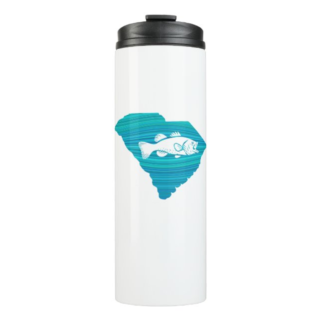 South Carolina Wave Fishing Thermosbecher (Vorderseite)