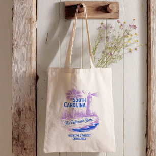 South Carolina Wedding Welcome Bag, Staat Liebe Tragetasche