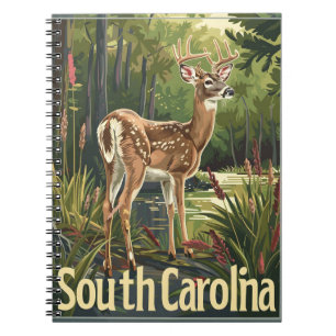 South Carolina Weißschwanzhirsche Notizblock